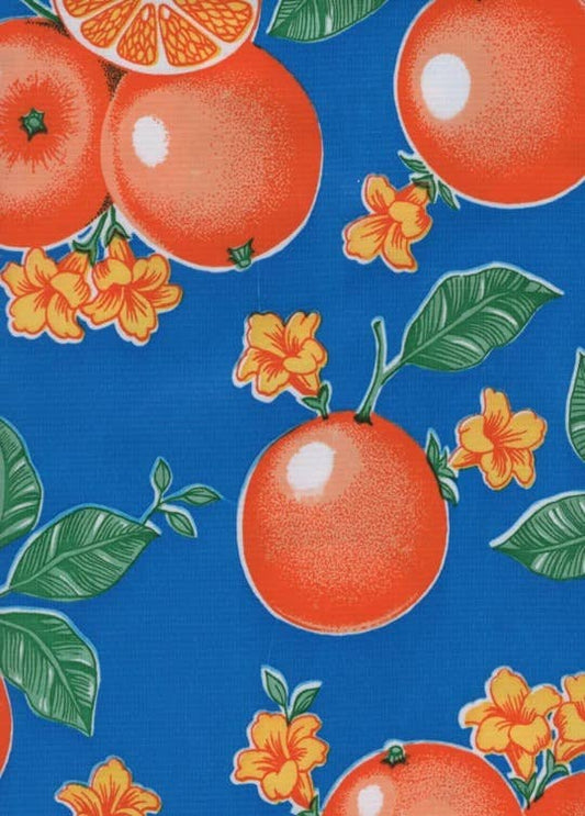 Oilcloth Yardage: Blue  47/48" width