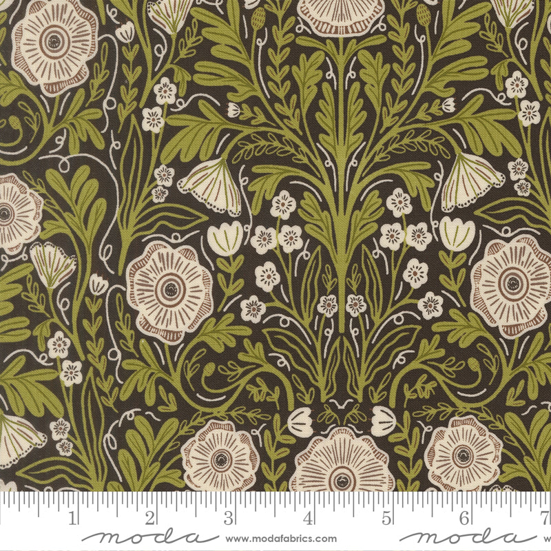 The Henhouse - Poppy Florals in Iron - Gingiber