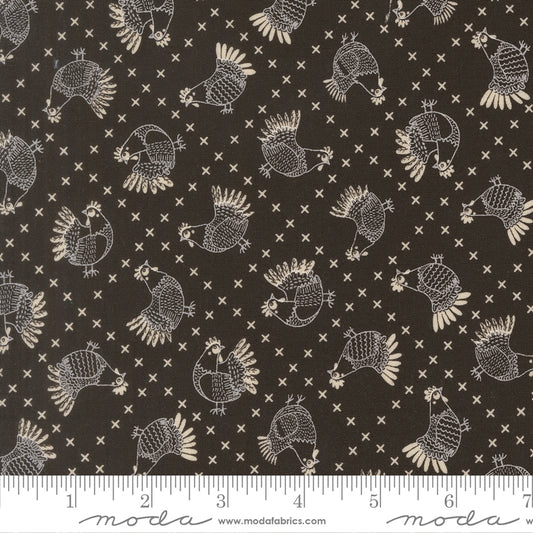 The Henhouse - Cross Stitch Chickens in Iron- Gingiber