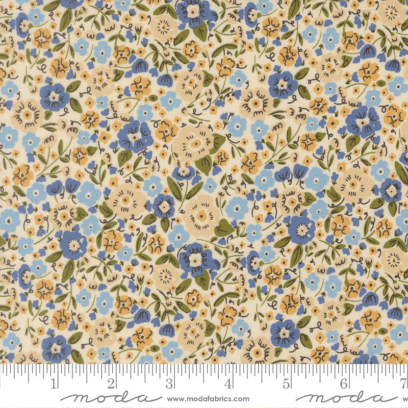 The Henhouse - Calico Small Floral in Cloud - Gingiber