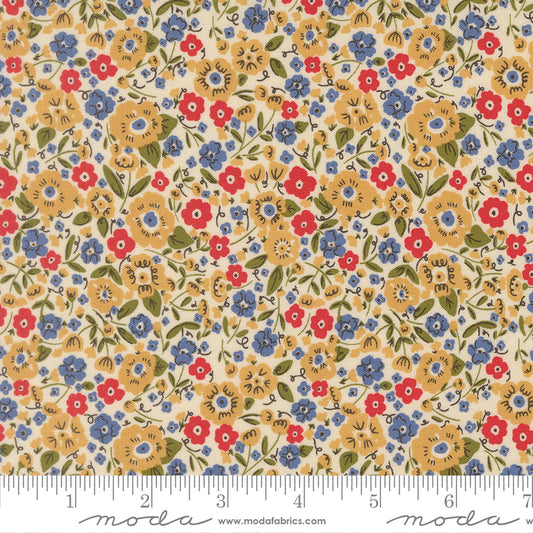 The Henhouse - Calico Small Floral in Tomato  - Gingiber