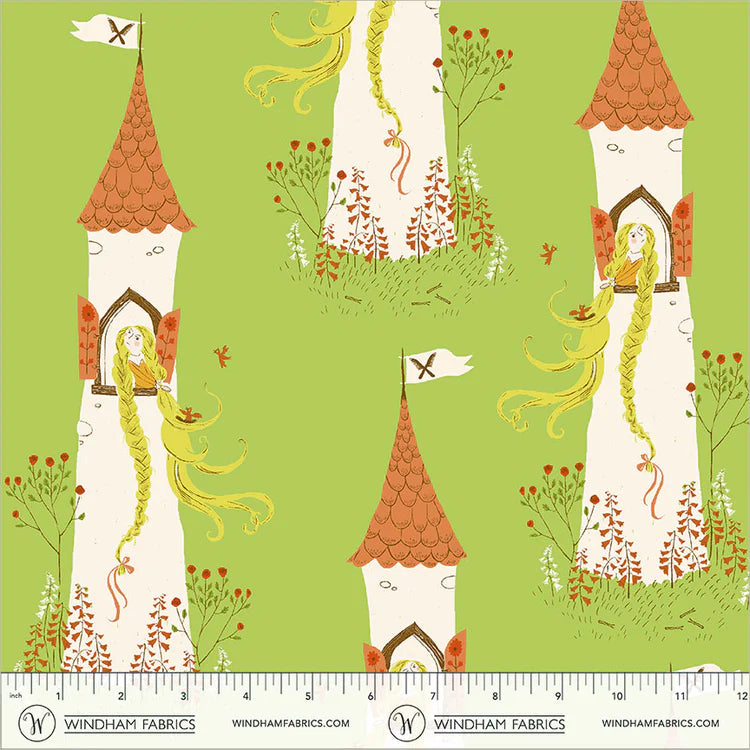 Heather Ross Favorites - Rapunzel in Green - Heather Ross