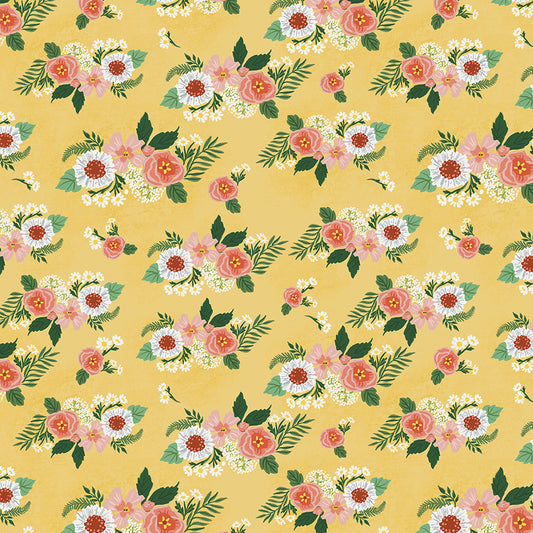Villa Sol - Floral Bunches in Sunburst - Monaluna