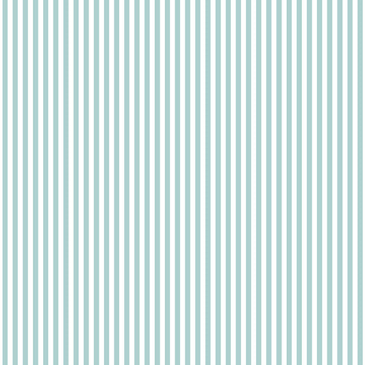 Villa Sol - Narrow Stripe in Aqua - Monaluna