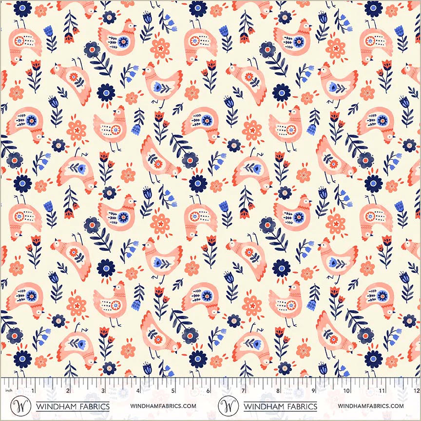 Folky Chicken - Cluck Cluck Cluck in Cream - Natalie Briscoe