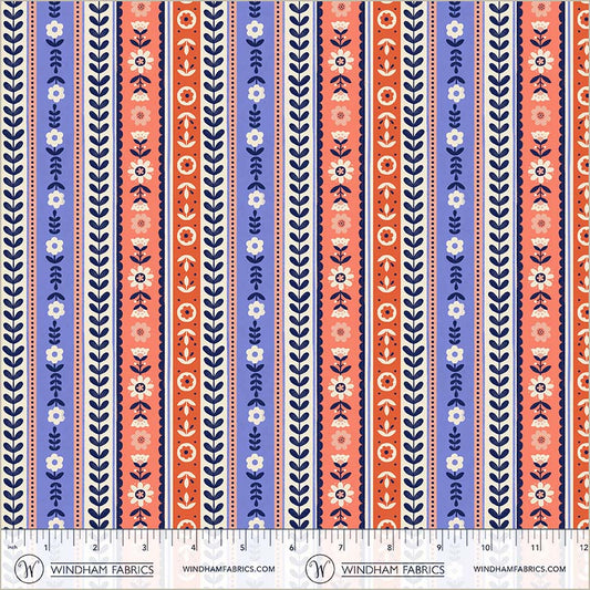 Folky Chicken - Ribbon Stripe - Natalie Briscoe