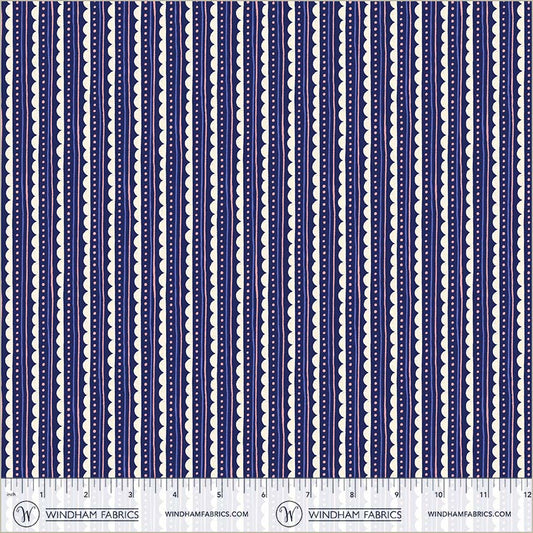 Folky Chicken - Scallop Edge in Indigo - Natalie Briscoe