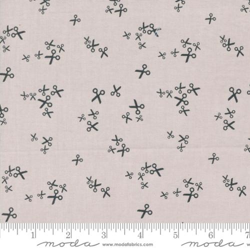 Bluish Scissors Sand (1824 13) by Zen Chic with Moda Fabrics