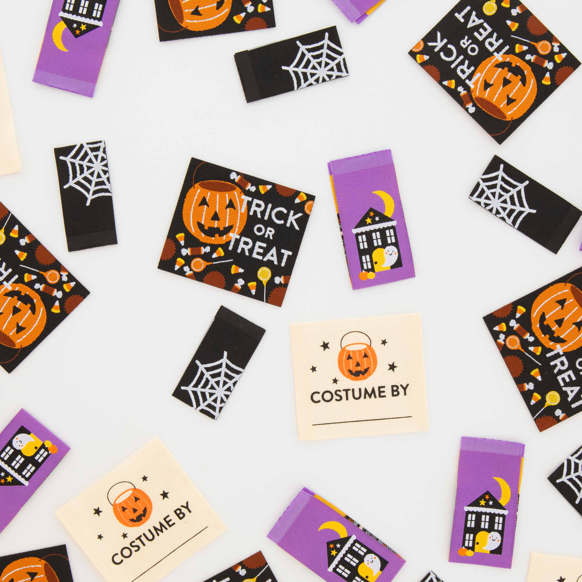 Halloween Multipack Woven Sewing Labels - Sarah Hearts