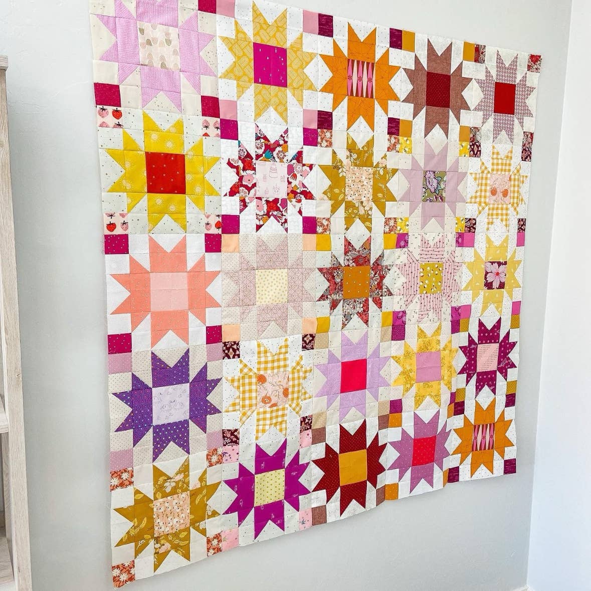 Bee Balm Quilt Pattern by QuiltCakes