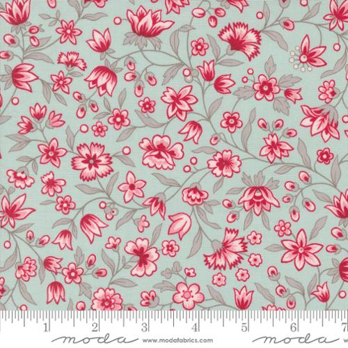 My Summer House Aqua (3041 13) by Bunny Hill Designs with Moda Fabrics