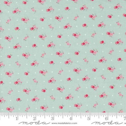 My Summer House Aqua (3045 13) by Bunny Hill Designs with Moda Fabrics