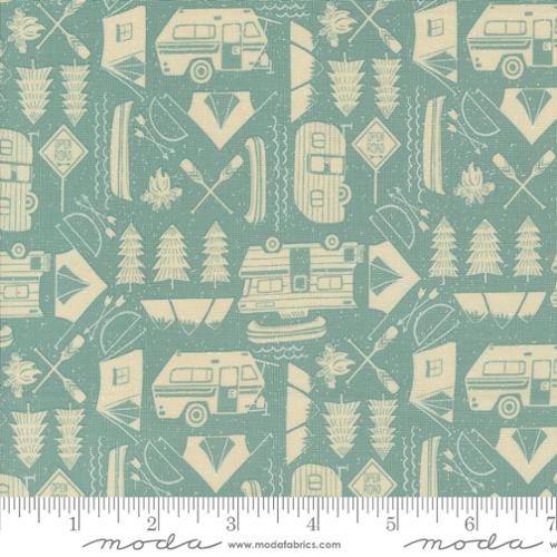 The Great Outdoors Sky (20884 18) by Stacy Iest Hsu with Moda Fabrics
