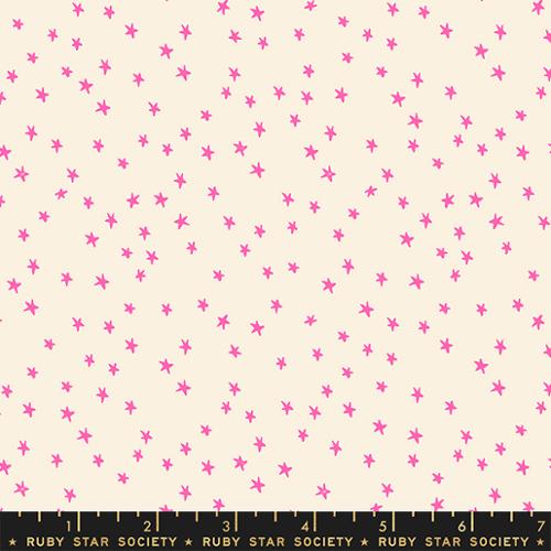 Starry Mini Starry Neon Pink (RS4110 22) by Alexia Abegg of Ruby Star Society with Moda Fabrics