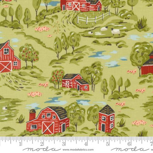 Farmstead Celery (20901 17) by Stacy Iest Hsu with Moda Fabrics