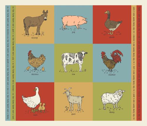 Farmstead Panel Multi (20908 11) by Stacy Iest Hsu with Moda Fabrics