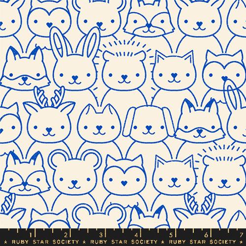 Woodland Park Blue Ribbon (RS1082 14) by Rashida Coleman-Hale of Ruby Star Society with Moda Fabrics