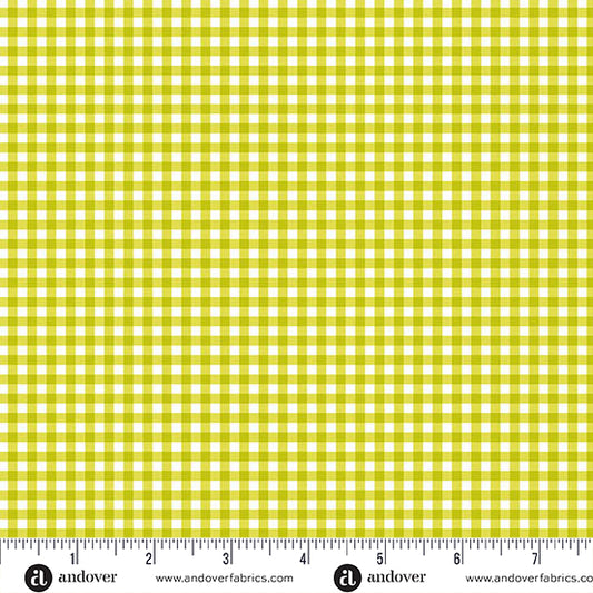 Ghostly Garden - Bitty Gingham Green - KP Creates