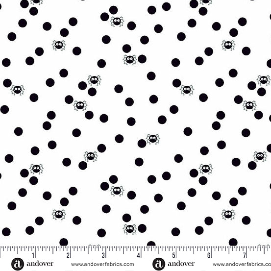 Ghostly Garden - Spin and Spot White - KP Creates