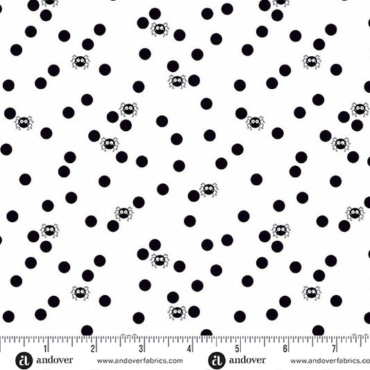 Ghostly Garden - Spin and Spot White - KP Creates