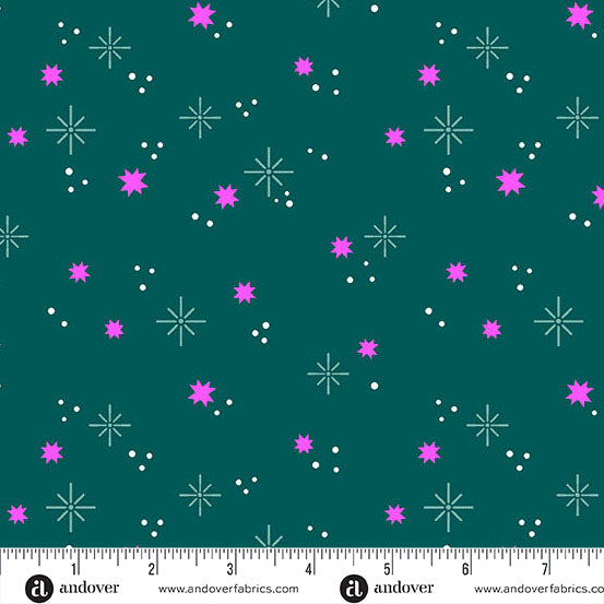 Ghostly Garden - Stardust in Teal - KP Creates
