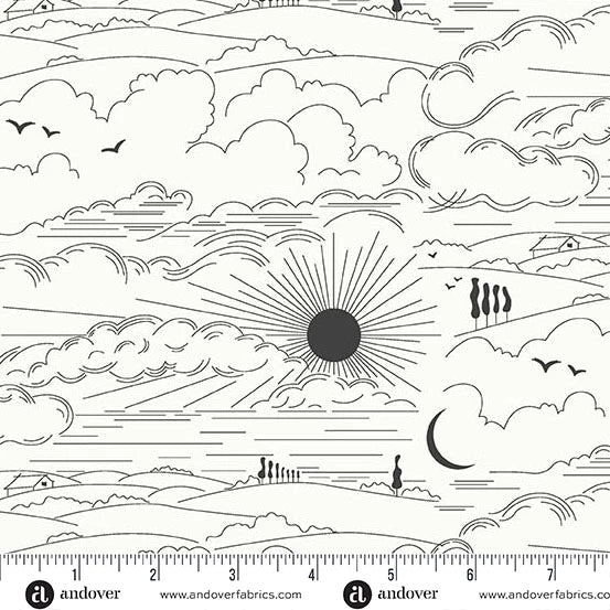 Sun Print Whisper - Dwell Zebra - Alison Glass