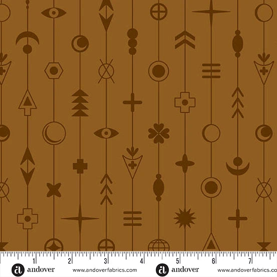 Camp Kitschy Lala - Gaze Walnut - Alison Glass
