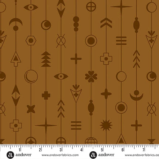Camp Kitschy Lala - Gaze Walnut - Alison Glass