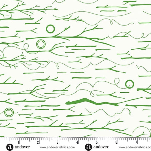 Sun Print Whisper - Sticks and Twine Grass - Alison Glass