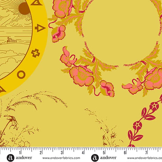 Camp Kitschy Lala - Thankful Mustard - Alison Glass