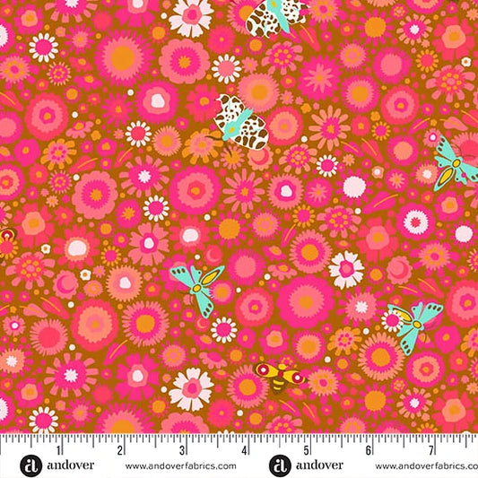 Camp Kitschy Lala - Daisy Field Amber - Alison Glass