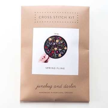 Spring Fling Cross-Stitch Kit - Junebug and Darlin