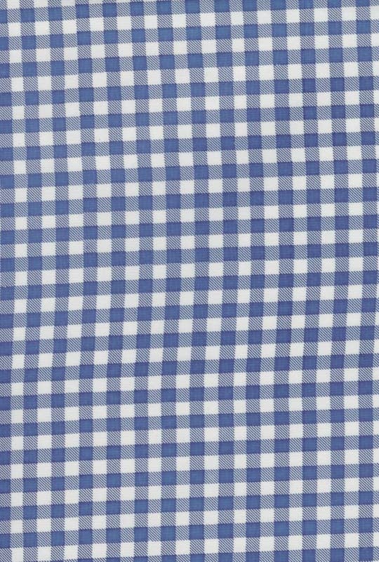 Oilcloth Yardage: Blue Gingham 47/48" width