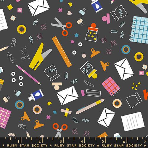 Salutations Soft Black (RS1091 16) by Rashida Coleman-Hale of Ruby Star Society with Moda Fabrics