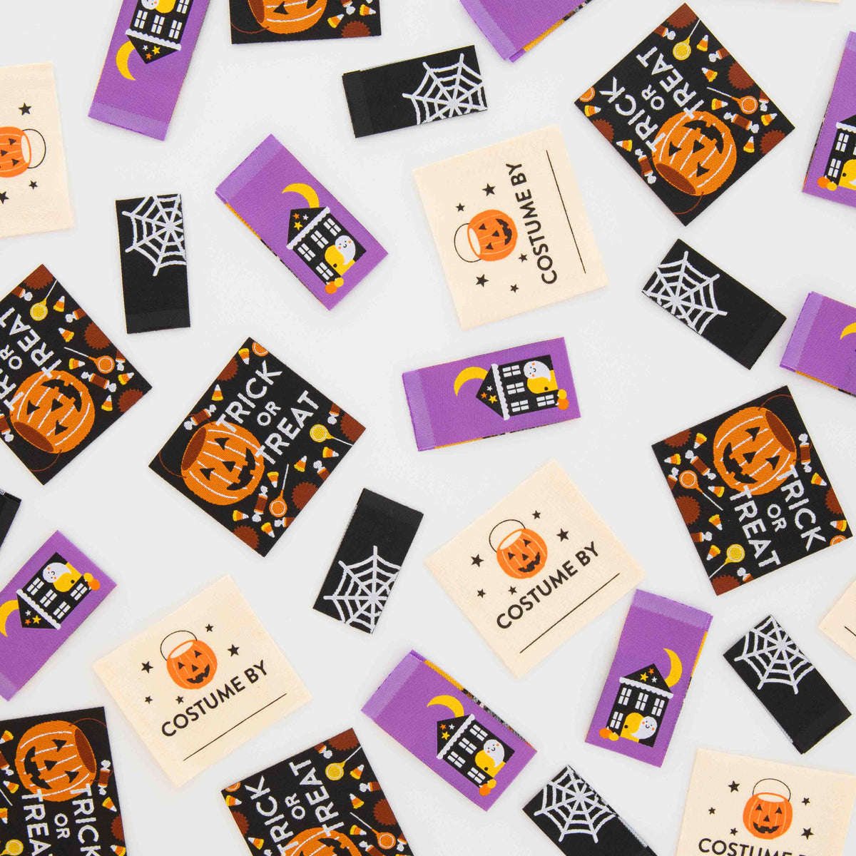 Halloween Multipack Woven Sewing Labels - Sarah Hearts