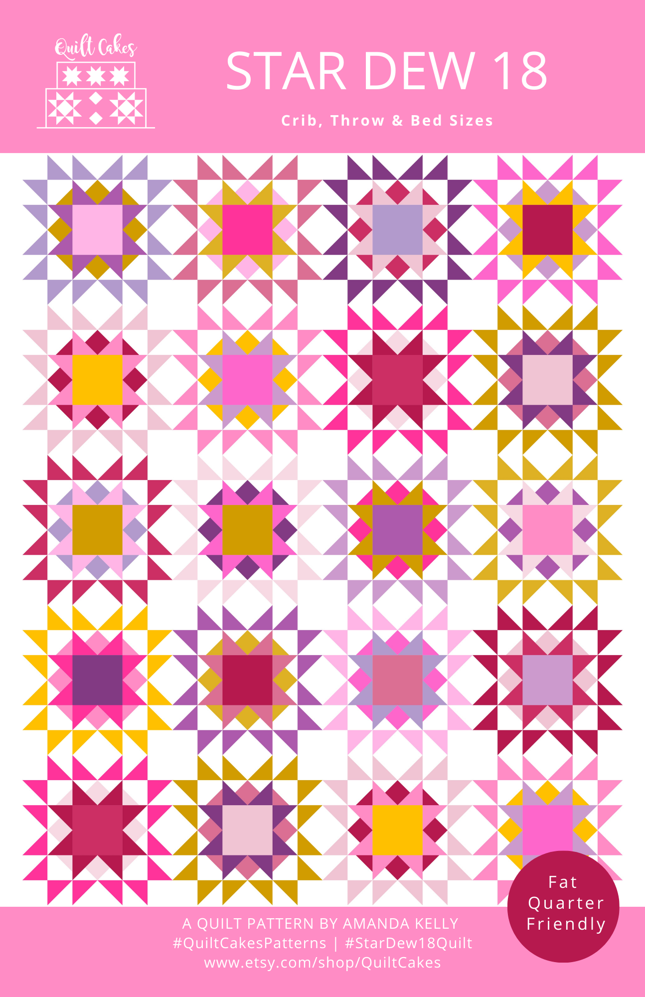 Star Dew 18 Quilt Pattern by QuiltCakes