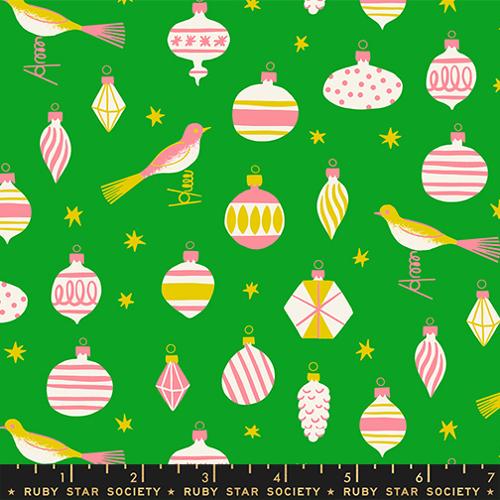 Merry Happy - Baubles in Verdant - Ruby Star Society