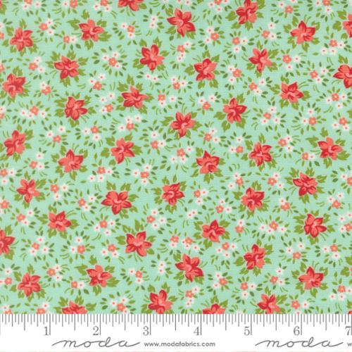 Bloomsberry - Marylebone in Aqua - Camille Roskelley