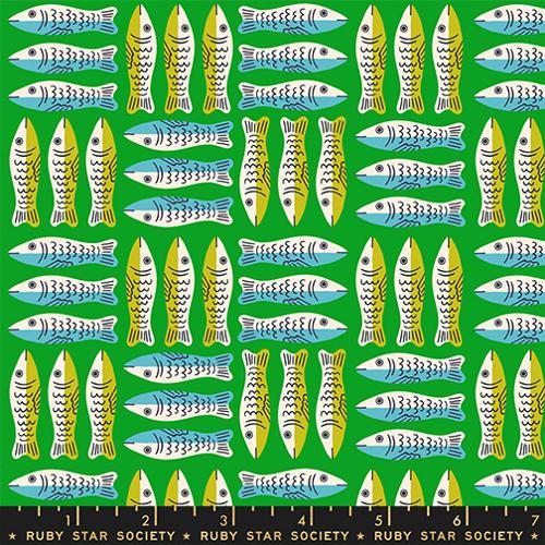 1-800-Calico - Sardines in Verdant -  Alexia Abegg