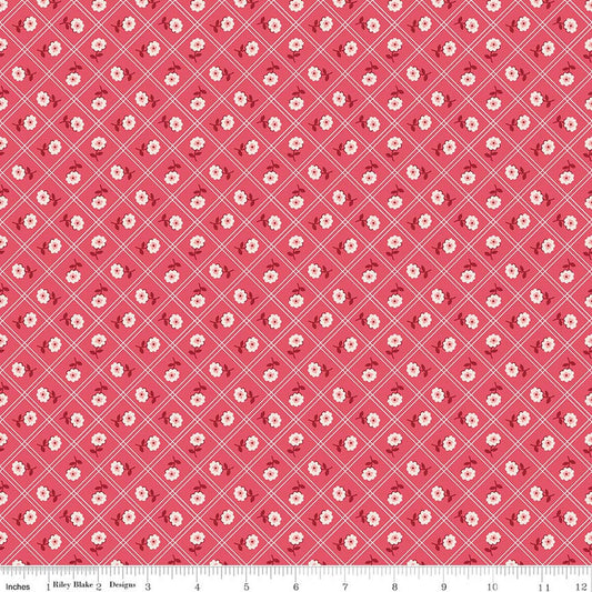 Berry & Sage - Calico in Tea Rose - Lori Holt