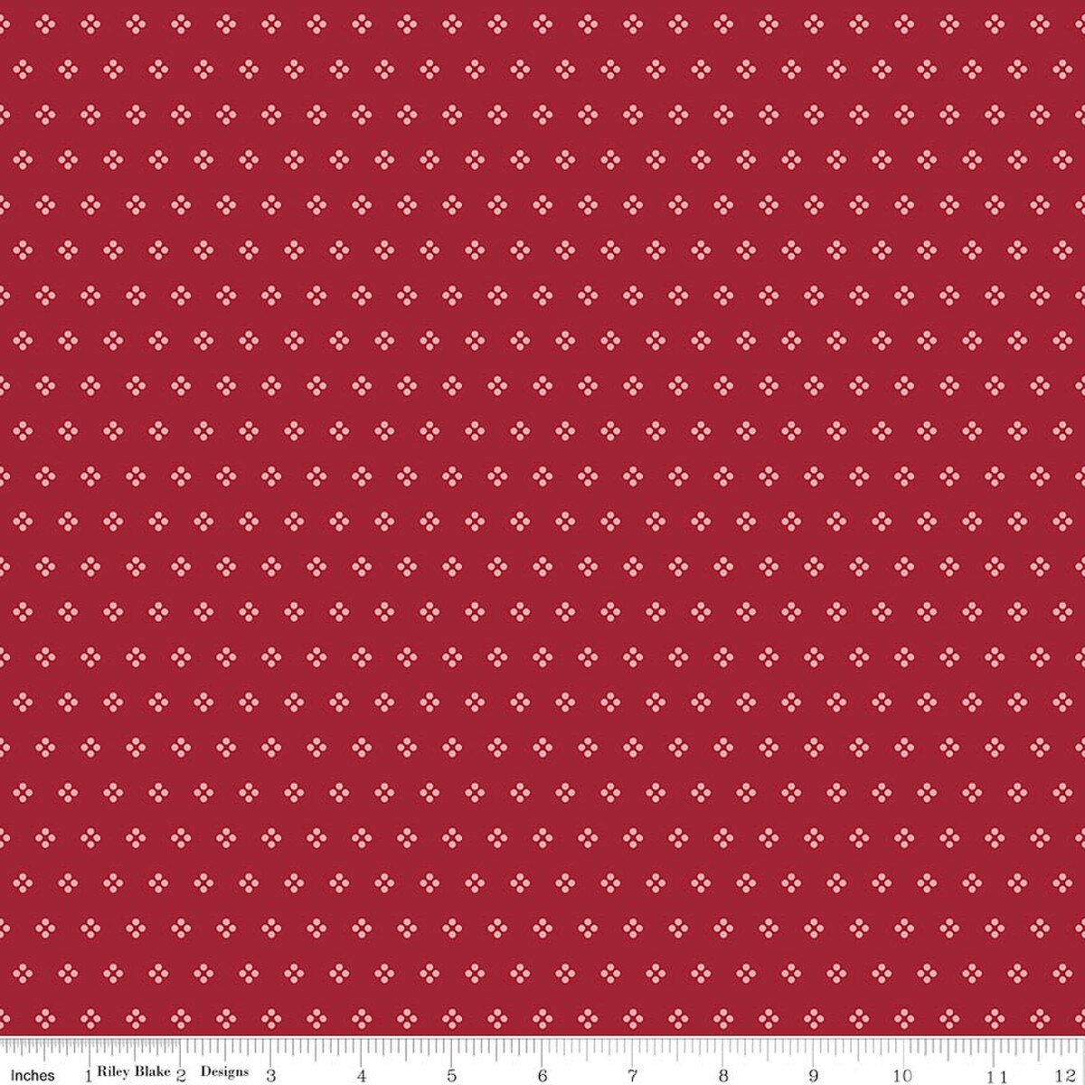 Berry & Sage - Eyelet in Cherry Tart - Lori Holt
