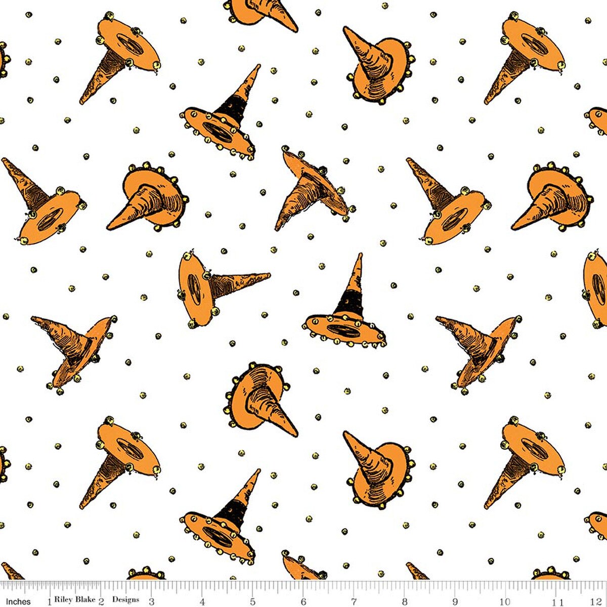 Scary Scraps - Festive Hat Toss White - J. Wecker Frisch