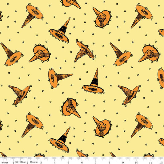 Scary Scraps - Festive Hat Toss Yellow - J. Wecker Frisch