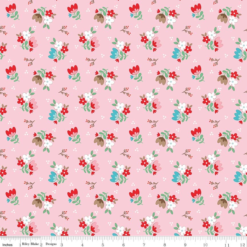 Whimsical Woodland - Floral Pink - Tasha Noel