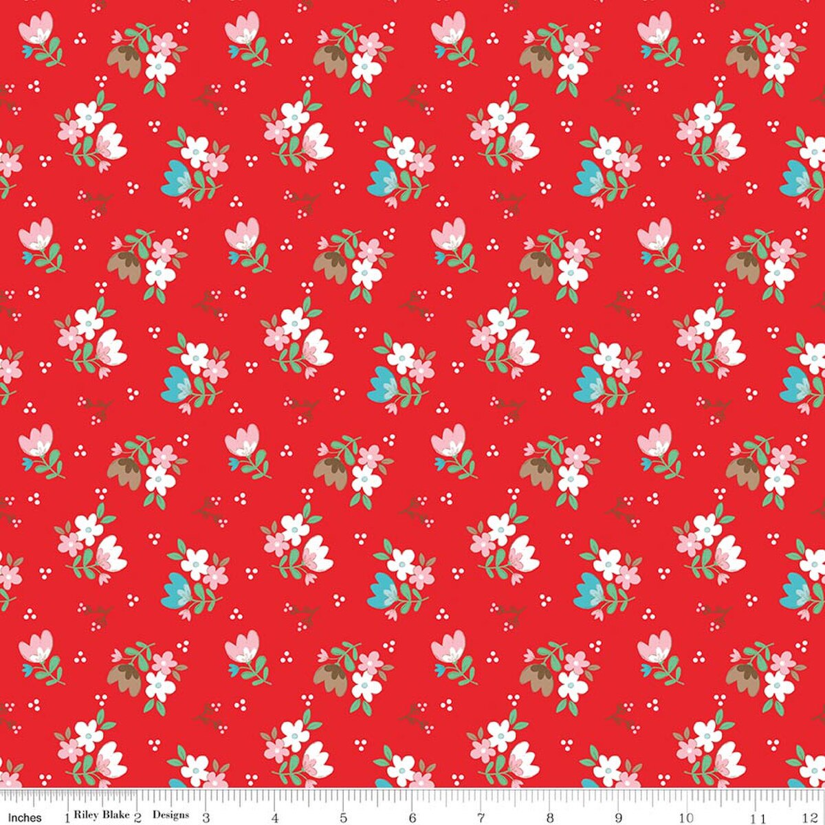 Whimsical Woodland - Floral Red - Tasha Noel