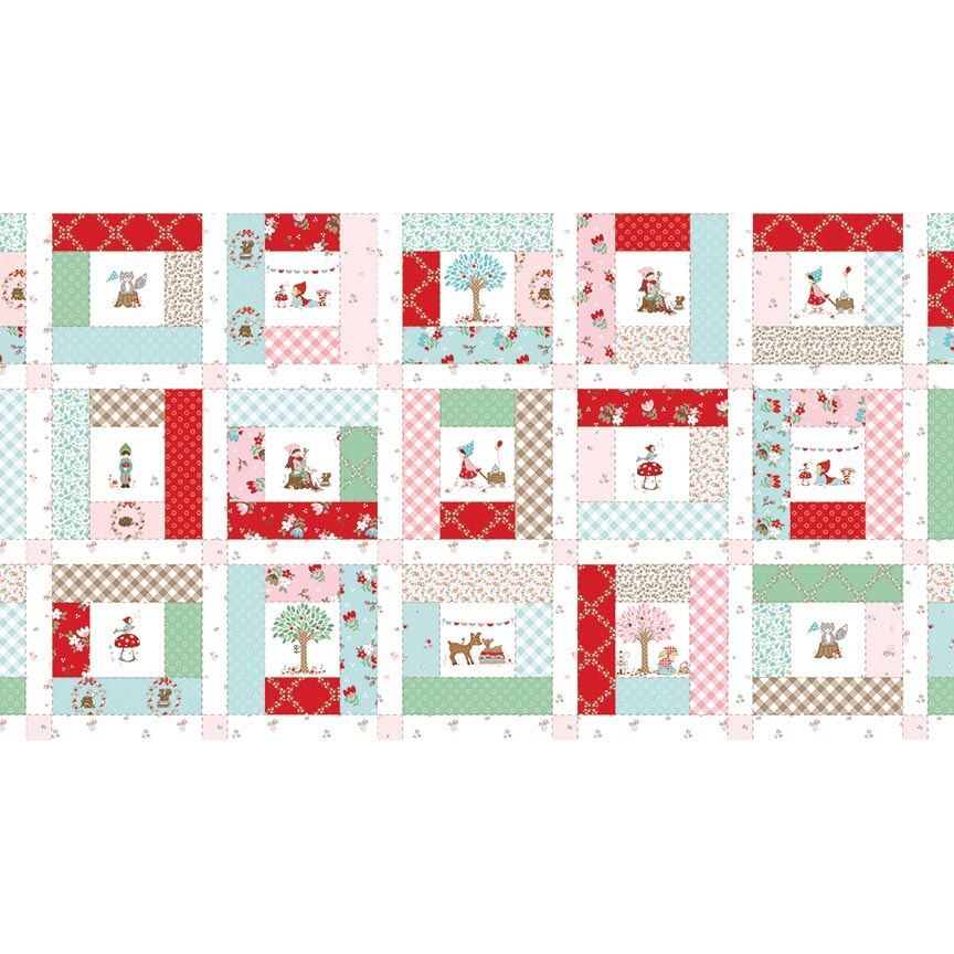 Whimsical Woodland - Cheater Print Multi - Tasha Noel