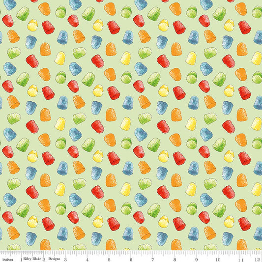 Gingerbread - Gumdrops in Green - J. Wecker Frisch