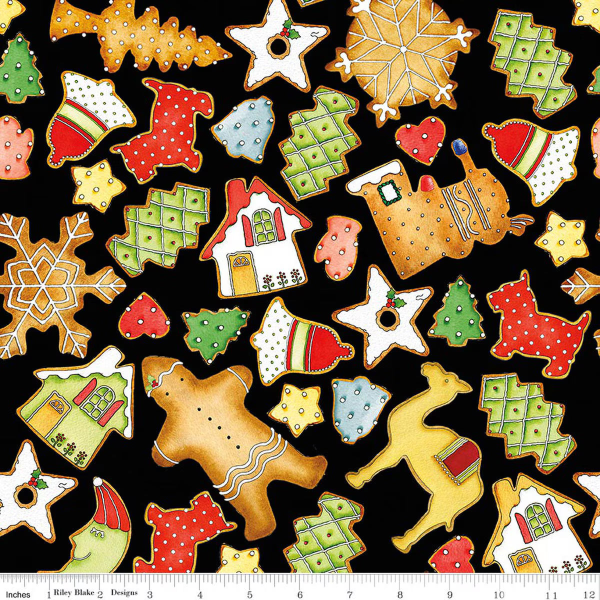 Gingerbread - Cookie Toss in Black - J. Wecker Frisch