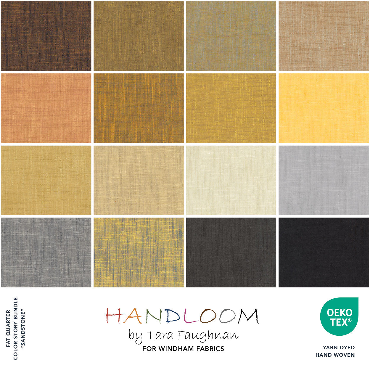 Handloom - Sandstone Fat Quarter Bundle - Tara Faughnan
