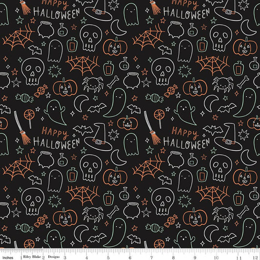 Frank & Friends - Halloween Icons Black Glow in the Dark - My Minds Eye